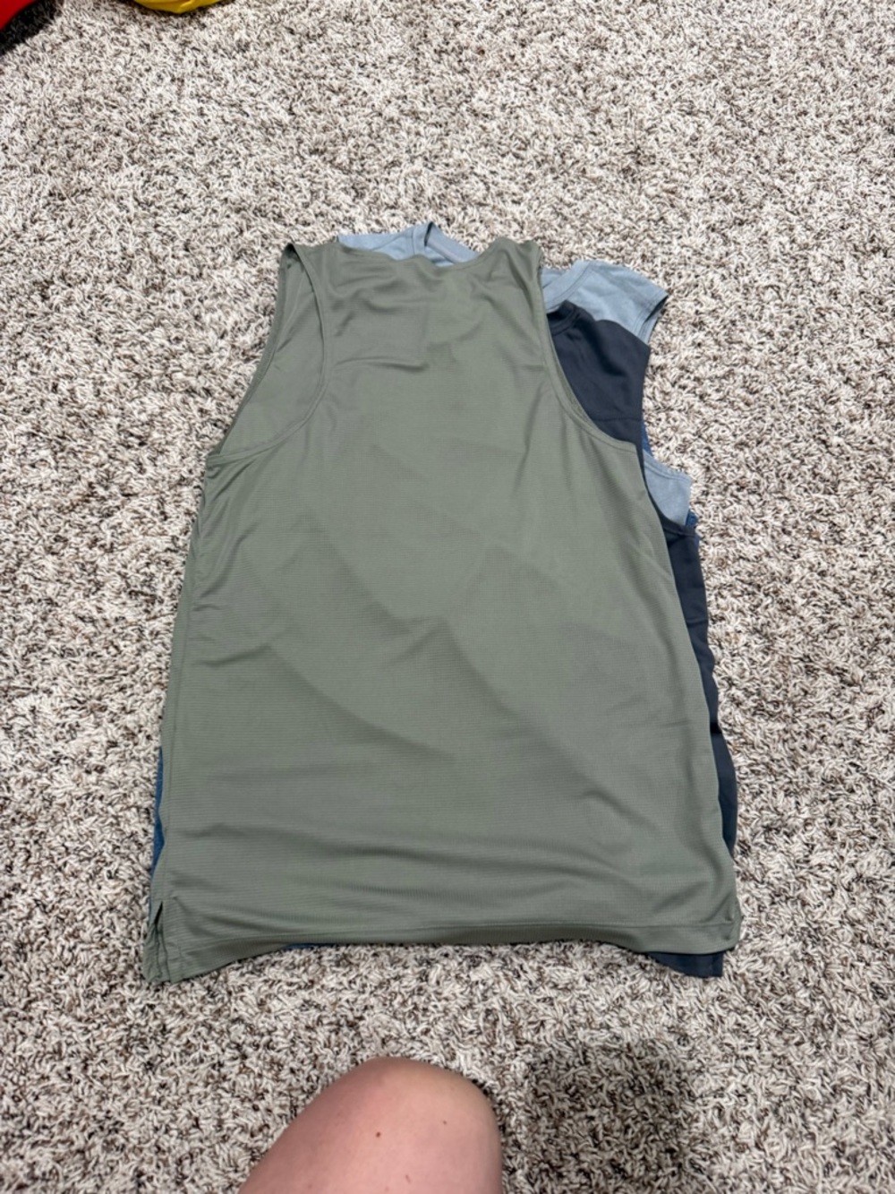 Hurley Men's Sleeveless Tank Tops - Black, Gray, Blue, Olive - Picture 7 of 9